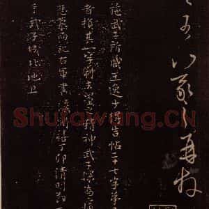 东晋 王羲之 行草《廿八日帖 之二》毛笔书法行草作品图片欣赏