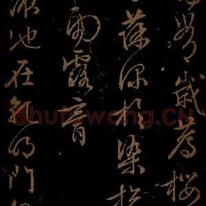 明代 文征明《西苑诗之三》毛笔书法作品图片欣赏
