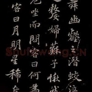 北宋 苏轼《赤壁赋之五》毛笔书法作品图片欣赏