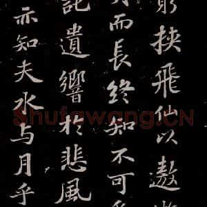北宋 苏轼《赤壁赋之九》毛笔书法作品图片欣赏