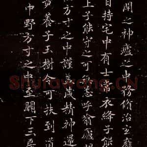 宋代 宋高宗 小楷《临黄庭经 之二》毛笔书法小楷作品图片欣赏