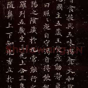 宋代 宋高宗 小楷《临黄庭经 之七》毛笔书法小楷作品图片欣赏
