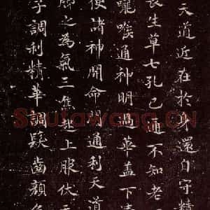 宋代 宋高宗 小楷《临黄庭经 之八》毛笔书法小楷作品图片欣赏