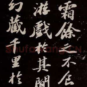 宋代 苏轼 行书《洞庭春色赋 之二》毛笔书法行书作品图片欣赏