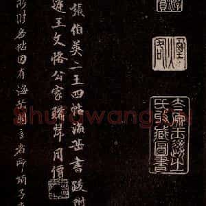 元代 杨遵《临汉晋唐五帖 之十二》毛笔书法作品图片欣赏
