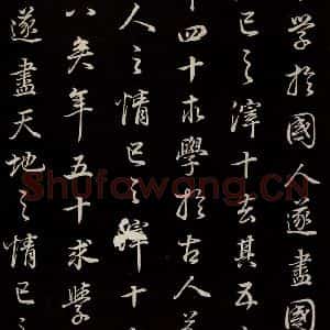 明代 董其昌 草书《邵康节无名公傅程子朱子傅赞并跋 之三》毛笔书法草书作品图片欣赏