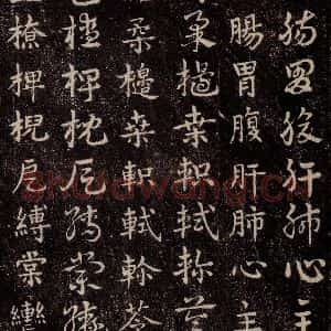 三国 皇象 草书《急就章 之二十》毛笔书法草书作品图片欣赏
