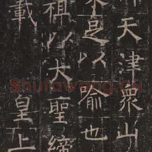 唐代 褚遂良 楷书《孟法师碑 之十五》毛笔书法楷书作品图片欣赏