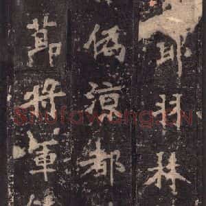北魏 楷书《张猛龙碑 之十四》毛笔书法楷书作品图片欣赏