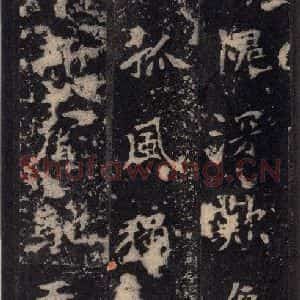 北魏 楷书《张猛龙碑 之二十四》毛笔书法楷书作品图片欣赏