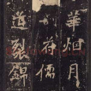 北魏 楷书《张猛龙碑 之四十二》毛笔书法楷书作品图片欣赏