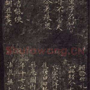 唐代 褚遂良 楷书《灵宝度人经 之五》毛笔书法楷书作品图片欣赏