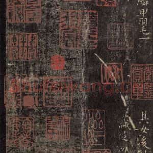 唐代 褚遂良 楷书《灵宝度人经 之六》毛笔书法楷书作品图片欣赏