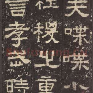 汉代 韦荫 篆《张迁碑 之十二》毛笔书法篆作品图片欣赏