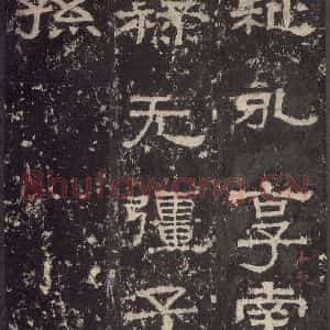 汉代 韦荫 篆《张迁碑 之三十三》毛笔书法篆作品图片欣赏