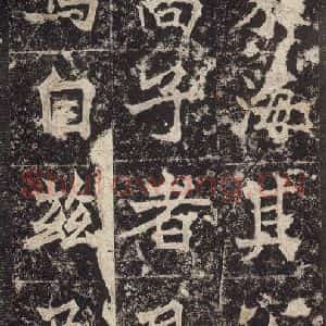 北魏 楷书《高贞碑 之十二》毛笔书法楷书作品图片欣赏