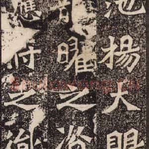 北魏 楷书《杨大眼造像记 之八》毛笔书法楷书作品图片欣赏