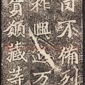 北魏 楷书《魏灵藏薛法绍造像记 之九》毛笔书法楷书作品图片欣赏