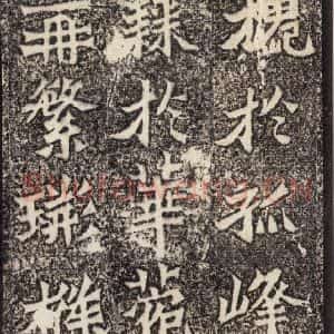 北魏 楷书《魏灵藏薛法绍造像记 之十》毛笔书法楷书作品图片欣赏