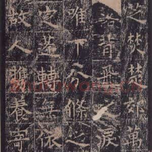 唐代 王玄宗 楷书《王洪范碑 之十二》毛笔书法楷书作品图片欣赏