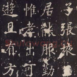 唐代 张增 楷书《段行琛碑 之十九》毛笔书法楷书作品图片欣赏