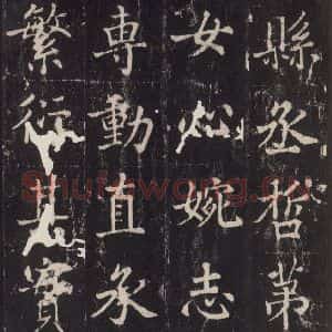 唐代 张增 楷书《段行琛碑 之二十九》毛笔书法楷书作品图片欣赏