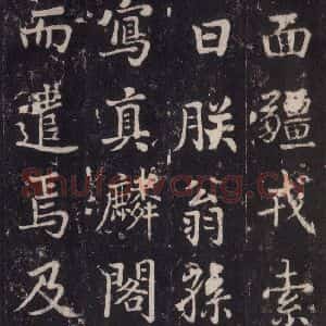 唐代 张增 楷书《段行琛碑 之四十三》毛笔书法楷书作品图片欣赏