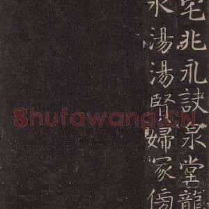 唐代 颜真卿 楷书《王琳墓志 之十五》毛笔书法楷书作品图片欣赏