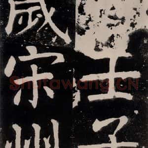 唐代 颜真卿 正书《八关斋功德记 之二十二》毛笔书法正书作品图片欣赏