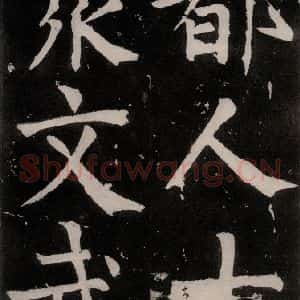 唐代 颜真卿 正书《八关斋功德记 之二十四》毛笔书法正书作品图片欣赏