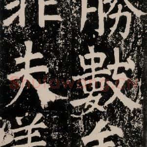 唐代 颜真卿 正书《八关斋功德记 一五一》毛笔书法正书作品图片欣赏