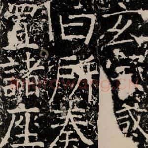 唐代 颜真卿 楷书《宋璟碑 之八十五》毛笔书法楷书作品图片欣赏