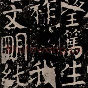 唐代 颜真卿 楷书《宋璟碑 之一百六十五》毛笔书法楷书作品图片欣赏