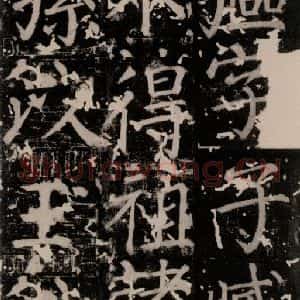 唐代 颜真卿 楷书《臧怀恪碑 之十一》毛笔书法楷书作品图片欣赏