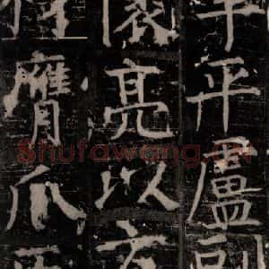 唐代 颜真卿 楷书《臧怀恪碑 之四十八》毛笔书法楷书作品图片欣赏