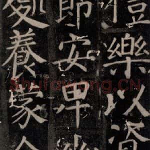 唐代 颜真卿 楷书《臧怀恪碑 之七十》毛笔书法楷书作品图片欣赏