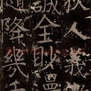 唐代 颜真卿 楷书《臧怀恪碑 之九十》毛笔书法楷书作品图片欣赏
