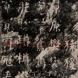 唐代 颜真卿 楷书《干禄字书 之二十七》毛笔书法楷书作品图片欣赏