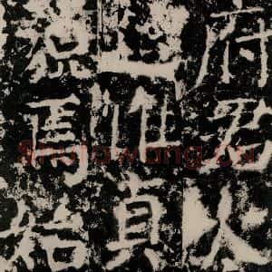 唐代 颜真卿 篆书《殷君夫人颜氏碑 之十九》毛笔书法篆书作品图片欣赏