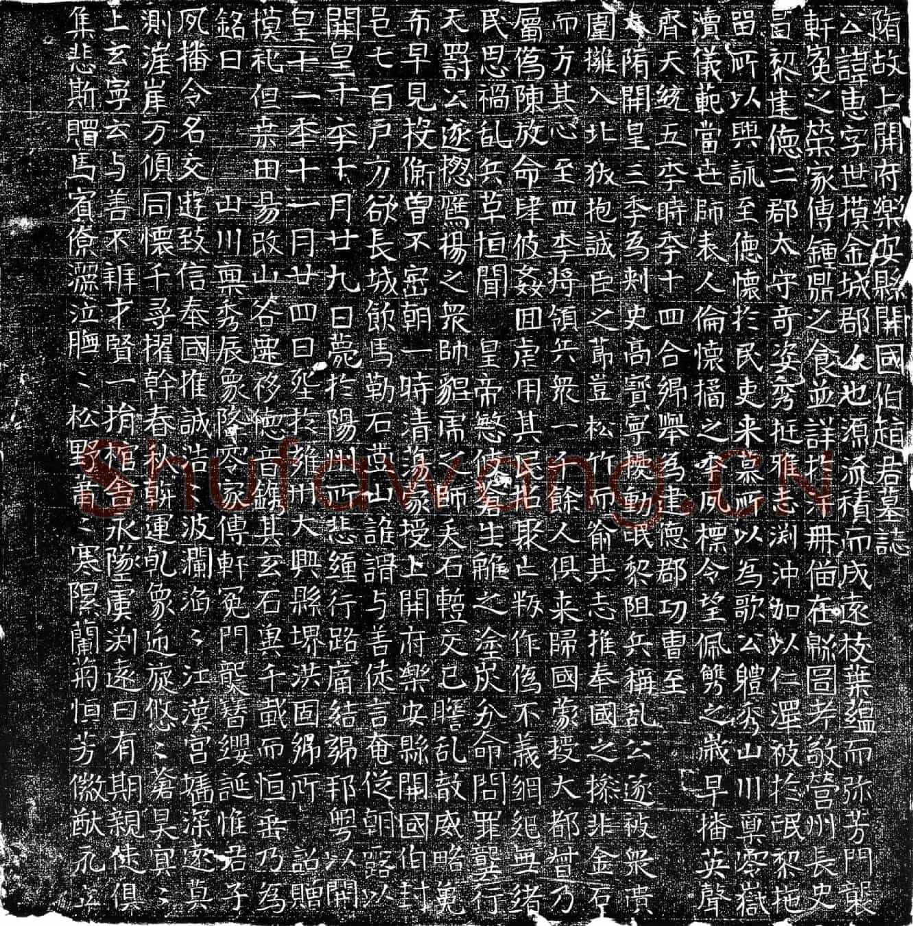 隋赵惠墓誌(隋故上开府乐安县开国伯赵君墓誌)