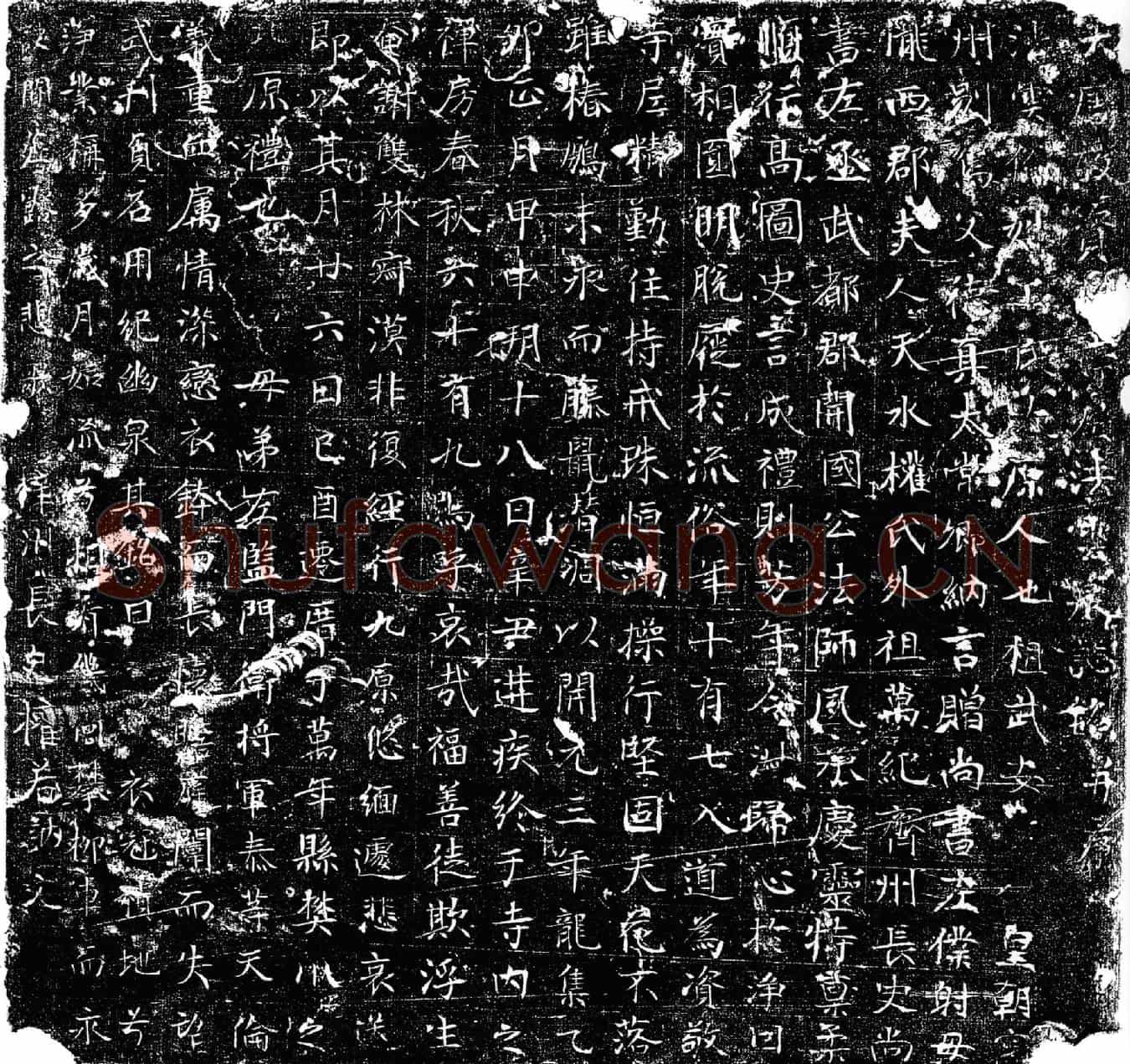 唐法云墓誌(大唐故资敬寺尼法云墓誌铭并序)