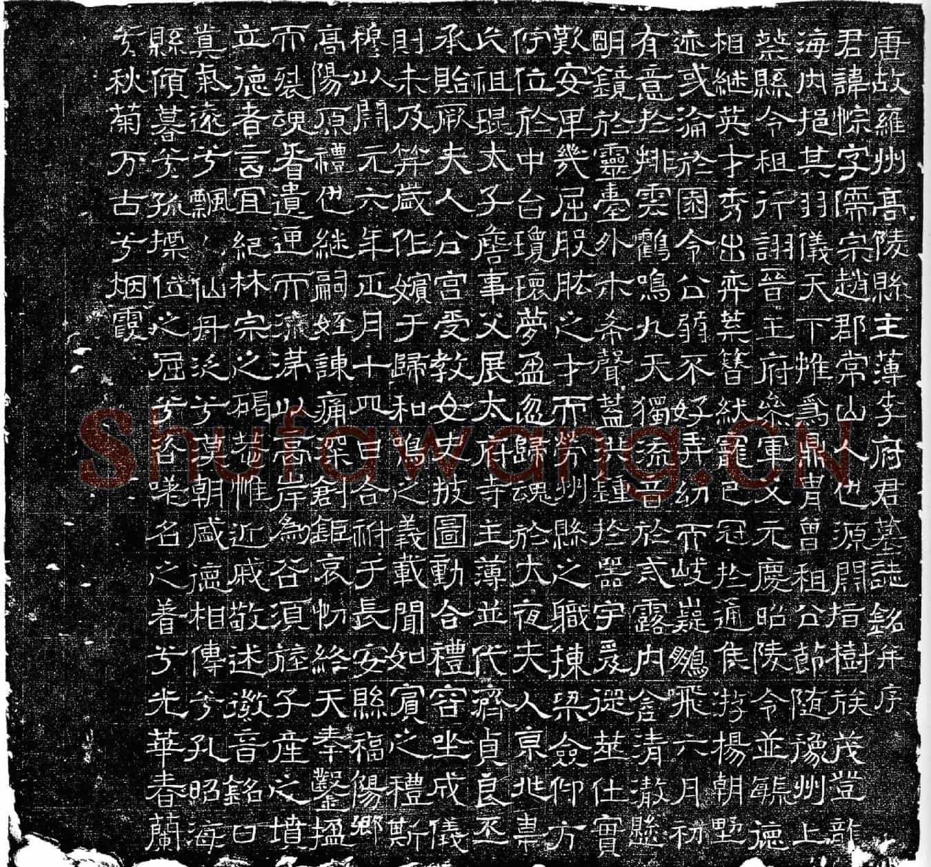 唐李悰墓誌(唐故雍州高陵县主簿李府君墓誌铭并序)