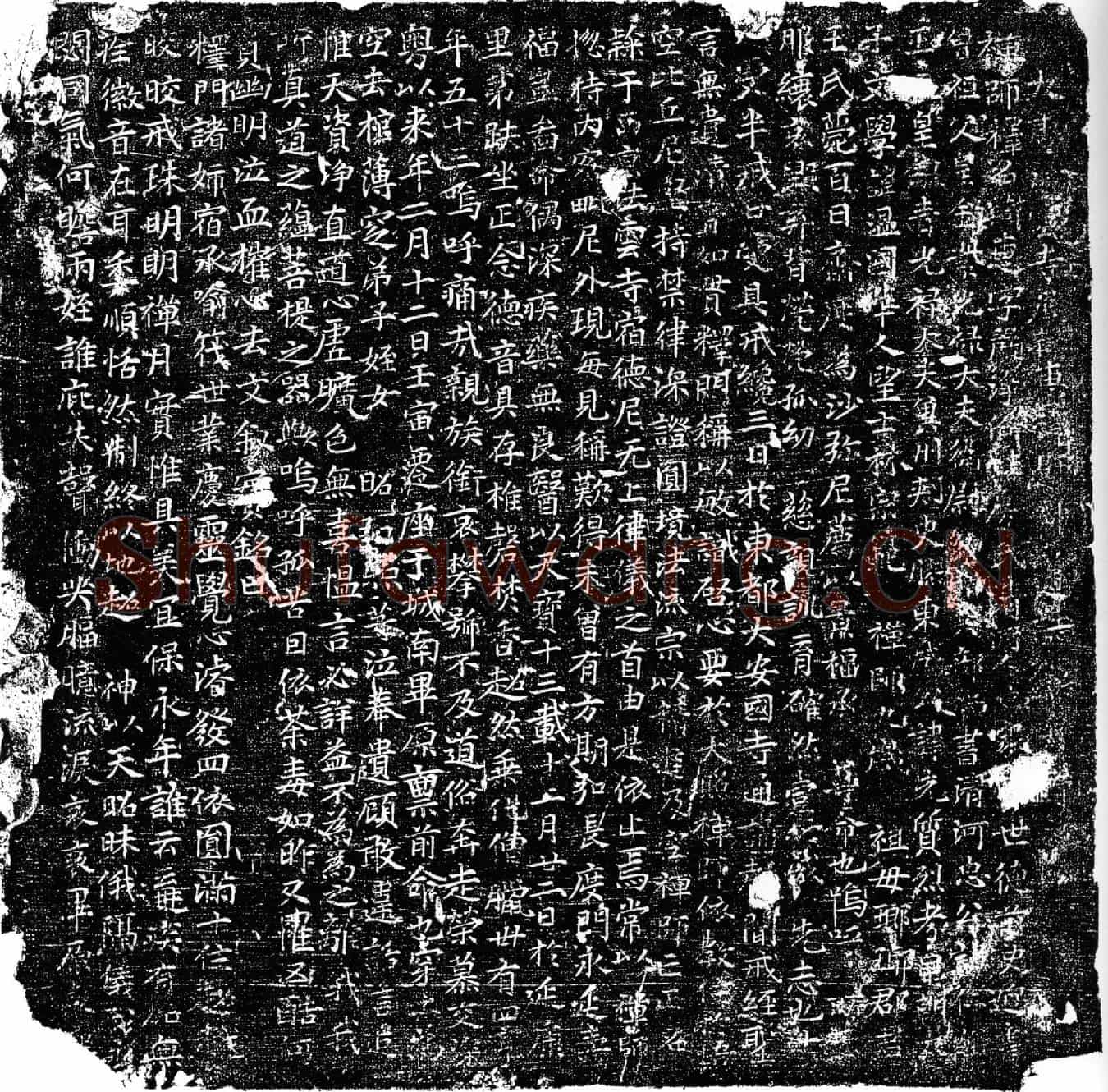 唐辩惠墓誌(大唐法云寺尼辩惠禅师神道誌铭并序)