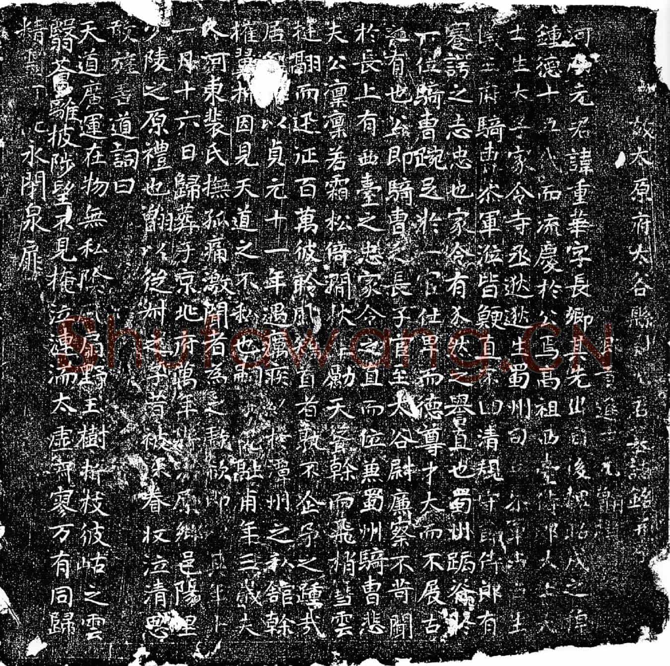唐元重华墓誌(故太原府太谷县尉元君墓誌铭并序)