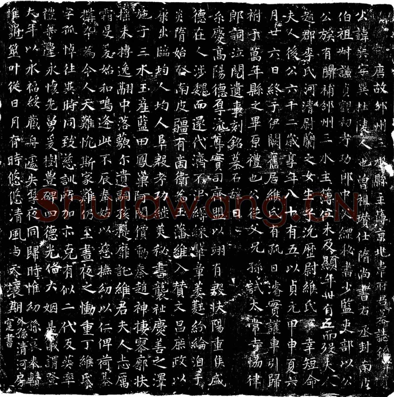 唐韦巽墓誌(唐故邠州三水县主簿京兆韦府君墓誌铭并序)