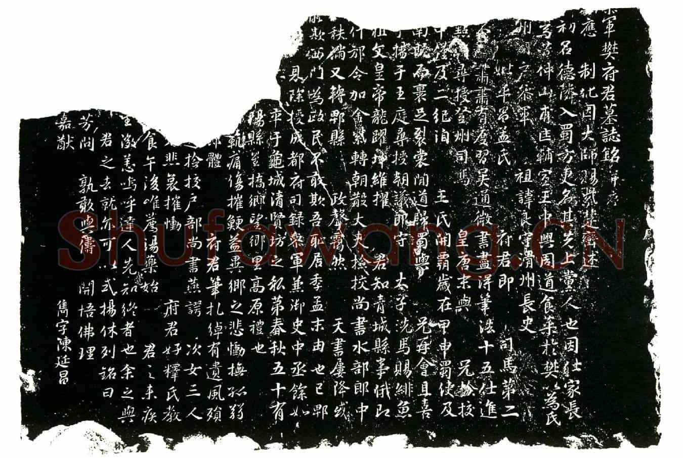 五代十国樊氏，初名德隣，入蜀后方更名（因誌文缺泐，故不详）墓誌(（上缺）参军樊府君墓誌铭并序╱)