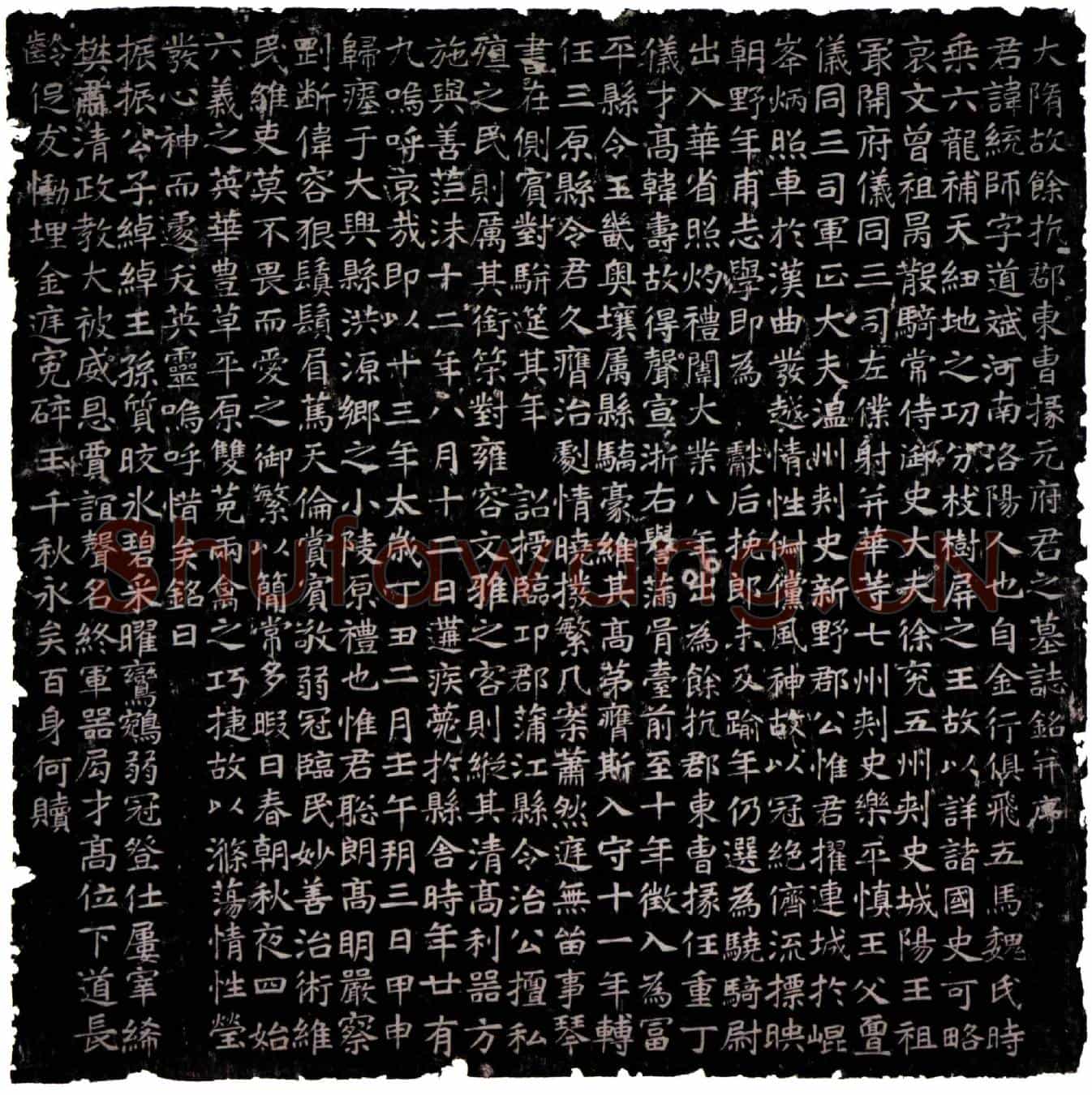 隋元统师墓誌(大隋故余杭郡东曹掾元府君之墓誌铭并序)
