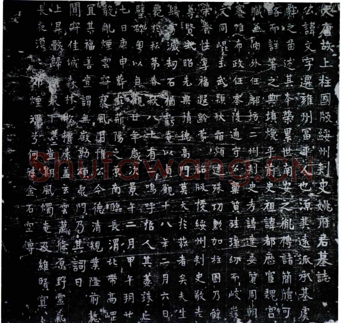 唐姚文墓誌(大唐故上柱国版〔授〕绥州刺史姚府君墓誌)
