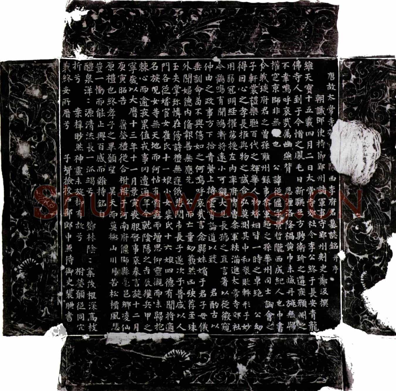 唐李从偃墓誌(唐故太常寺郊社令陇西李府君墓誌铭并序)