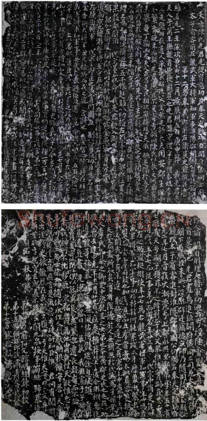 唐陈守礼墓誌(大唐陈氏先君元从宝应功臣奉天定难功臣开府仪同三司试太子宾客前左龙武军大将军知军事淮阳郡开国公墓誌铭并序)